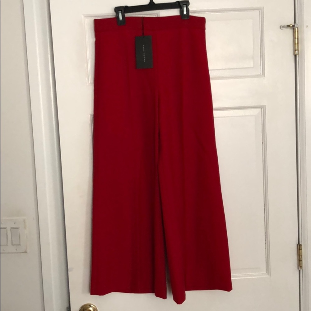 SIZE SMALL Ankle length flare Zara women pants